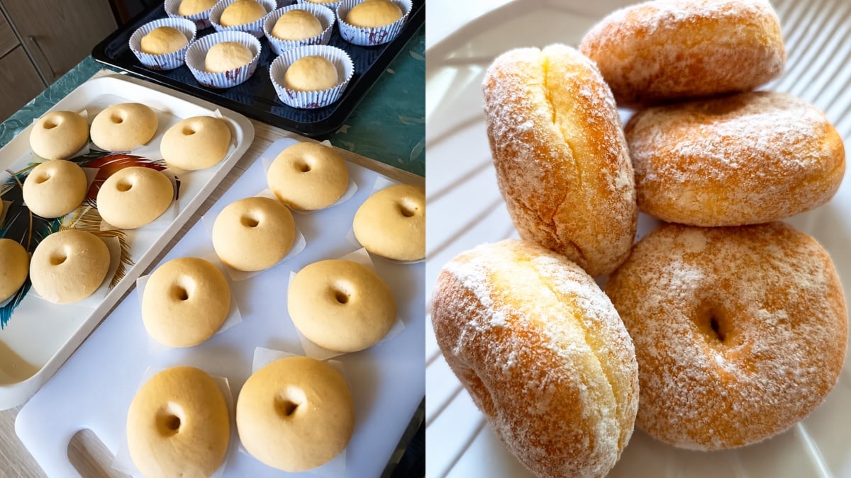 Cara Buat Doh Donut Lembut, Satu Adunan Ini Boleh Buat Donut Dan Roti Bun Sekali