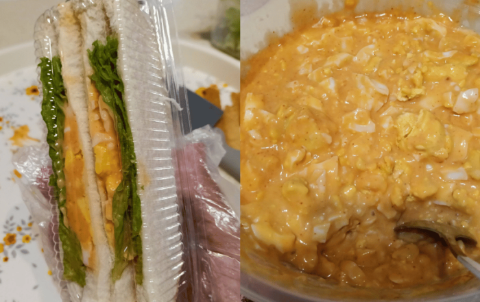 cara membuat sandwich telur