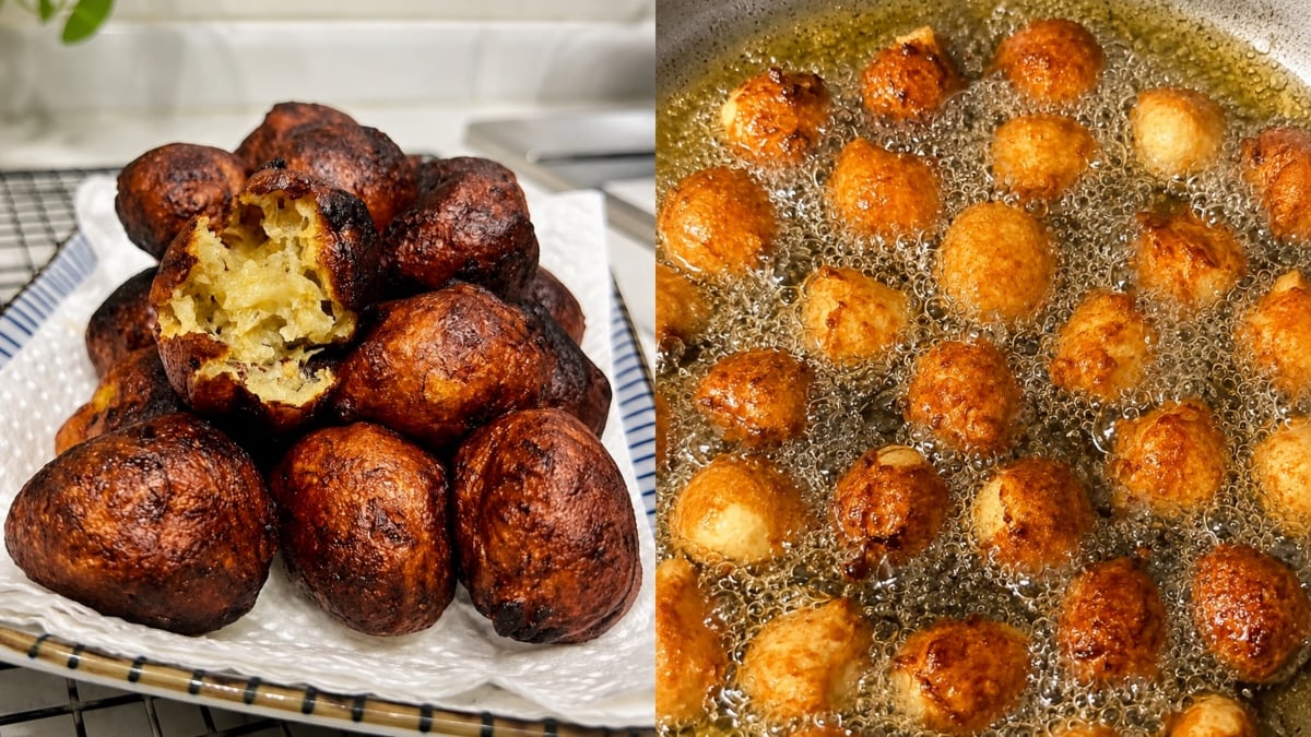 Cekodok Pisang Resepi Tak Serap Minyak, Rupanya Nisbah Ini Buat Luar Rangup