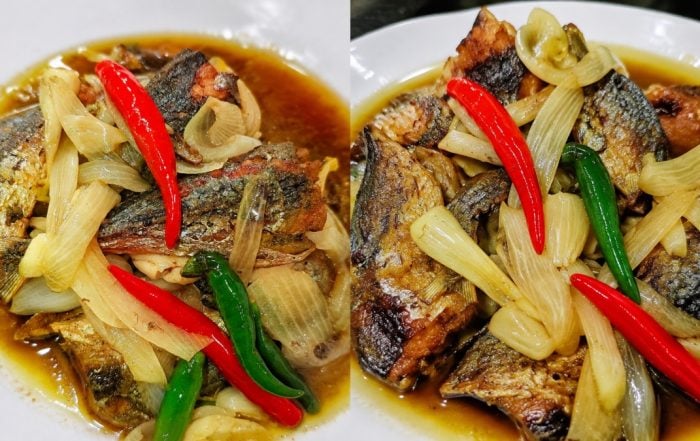 ikan goreng masak asam