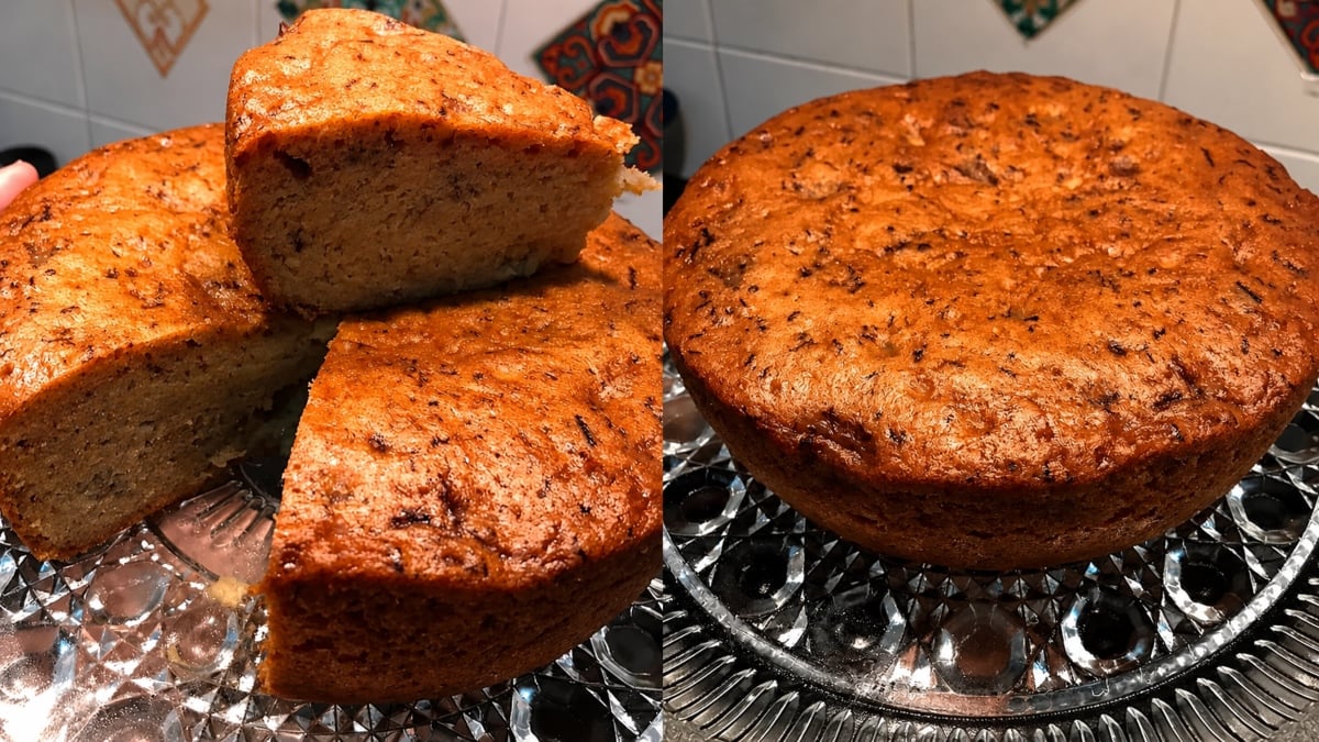 Kek Pisang Kukus Moist Gebu & Lembut, Tak Perlu Mixer, Senang Sangat Nak Buat!