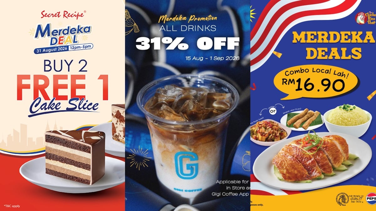 Promosi Merdeka 2026: Ada 20+ Tawaran Makanan Wajib Serbu, Harga Serendah RM6.90!