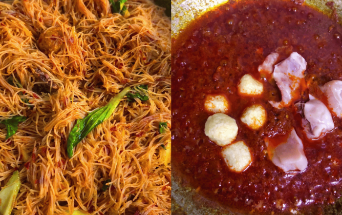 bihun goreng cili kering