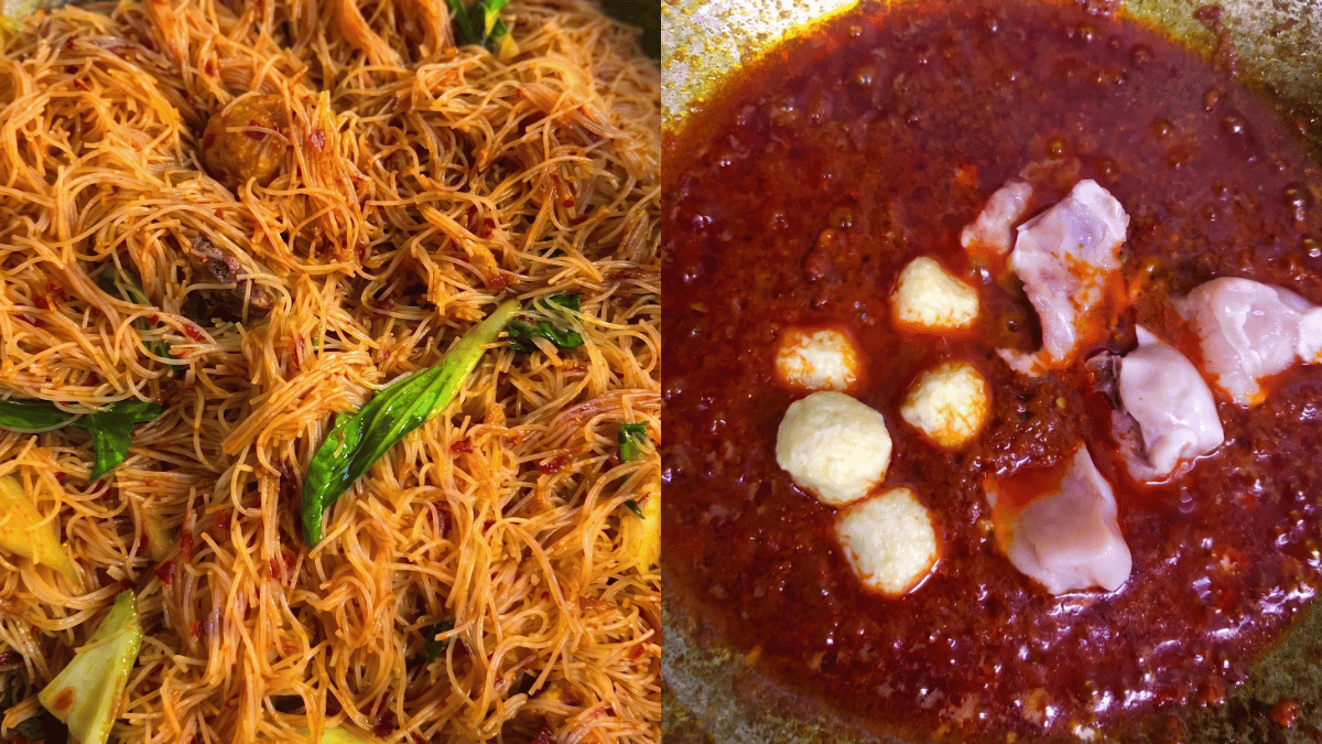 Resipi Bihun Goreng Cili Kering Tanpa Sos, Warna Tetap Cantik & Rasa Menyelerakan!