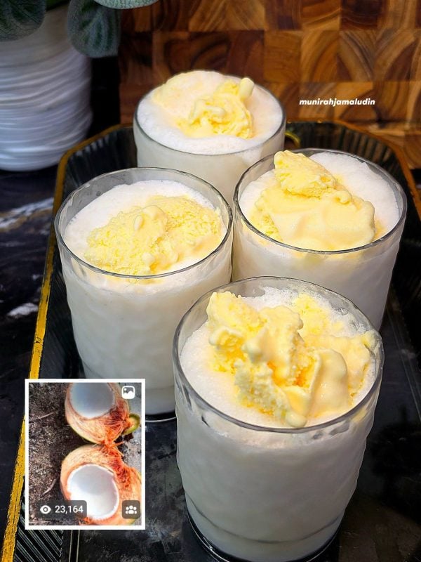 resepi coconut shake