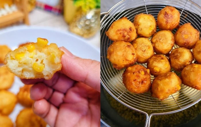 resepi cucur jagung manis