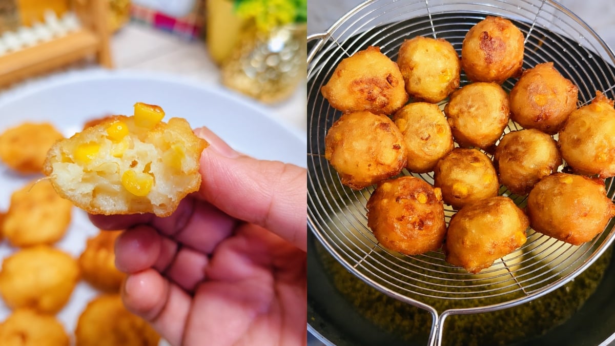 Resepi Cucur Jagung Manis 5 Bahan, Makan Panas-Panas Dengan Kopi Memang Ngam!