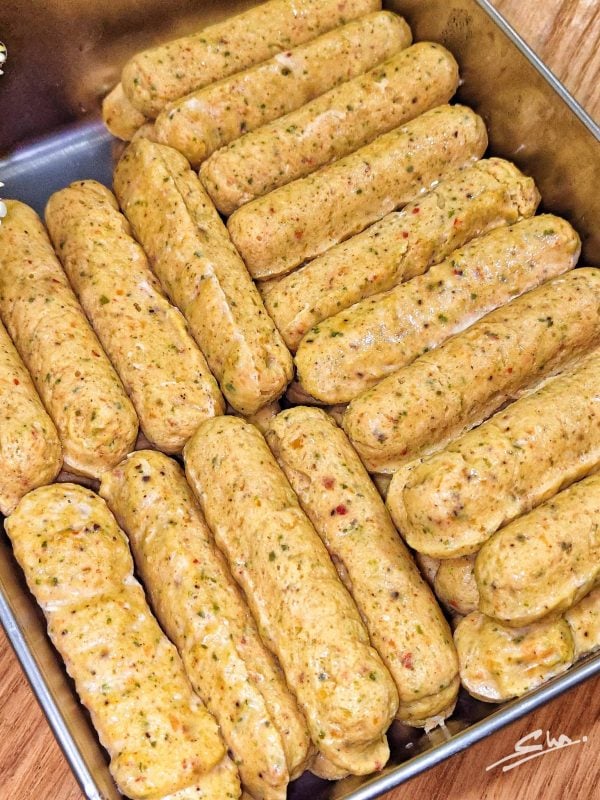 resepi homemade sosej