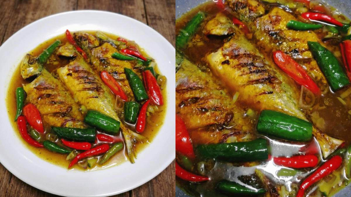 Resipi Ikan Masak Taucu Berkuah, Kuah Masam Manis Pedas Yang Buat Lauk Ini Susah Ditolak