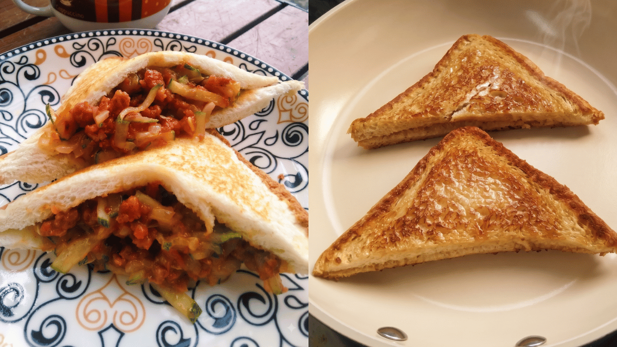Resipi Kebab Daging Guna Roti Putih, Tak Sampai 10 Minit Dah Siap Masak!