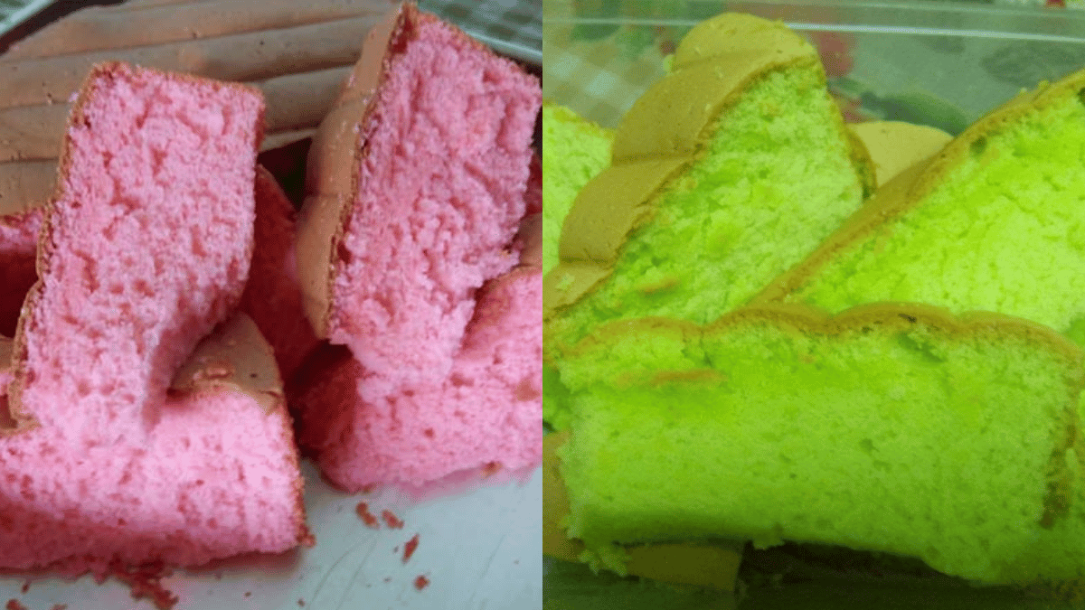Resipi Kek Span Versi Bajet, Gebu Gebas & Lembut Elok Walaupun Guna Bahan Ringkas