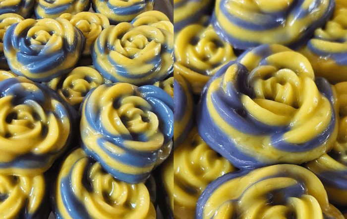 kuih lapis labu