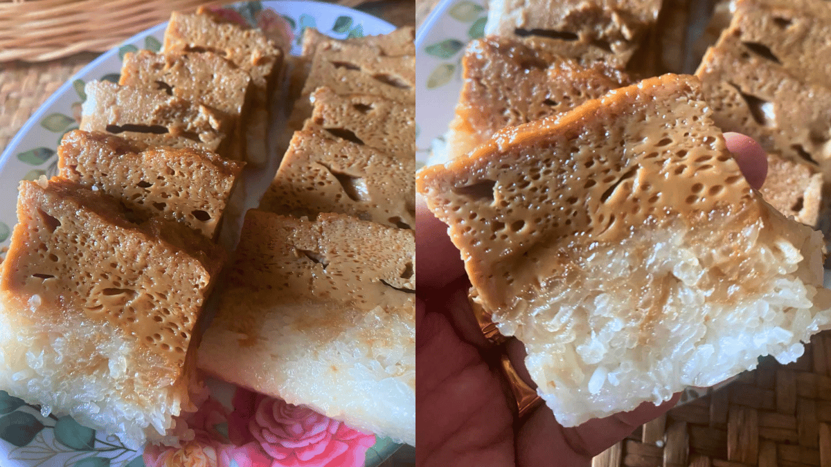 Resipi Kuih Tok Aji Serban, Gabungan Pulut Lembut & Lapisan Sekaya Yang Manis Berlemak