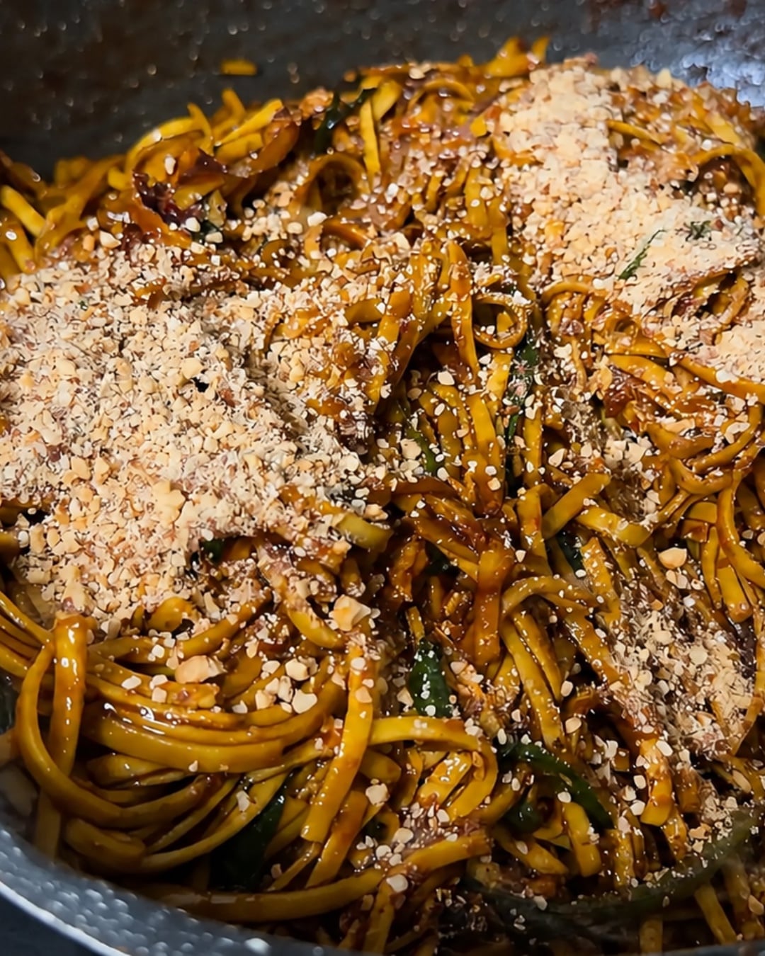 resepi mi sanggul goreng