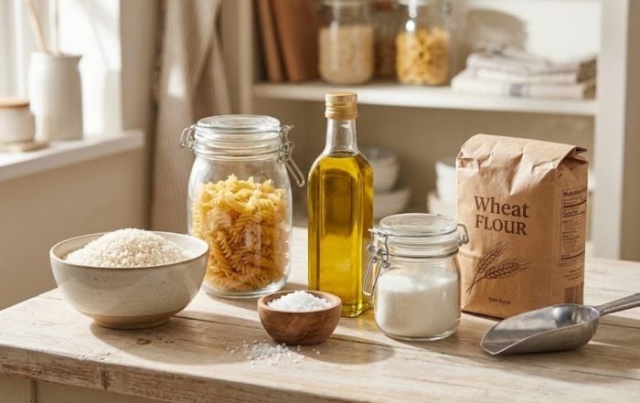 Bahan dapur tahan lama untuk stok di rumah