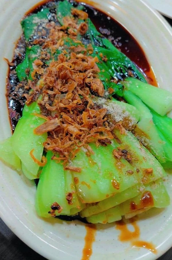resepi pak choy