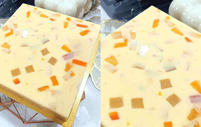 puding buah koktail