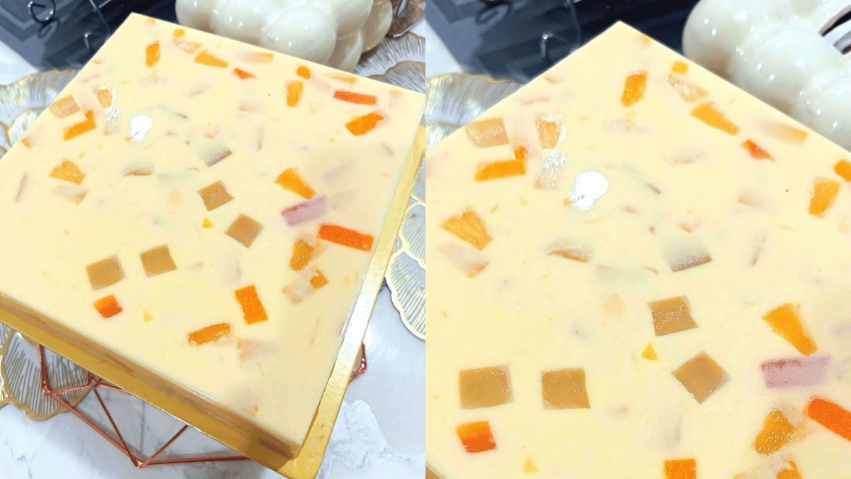 Resipi Puding Buah Koktail, Sejuk-Sejuk Masuk Mulut Memang Nikmat!