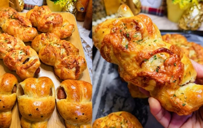 resepi roti sosej cheese