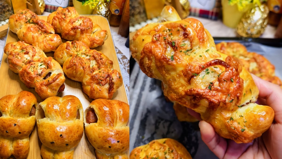 Resepi Roti Sosej Cheese Gebu, Letak Butter Dalam Doh Memang Lagi Sedap & Wangi!