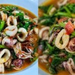 Resepi Sotong Masak Tumis, Ini Petua Elak Sotong Kecut Walaupun Dimasak Dengan Kangkung!
