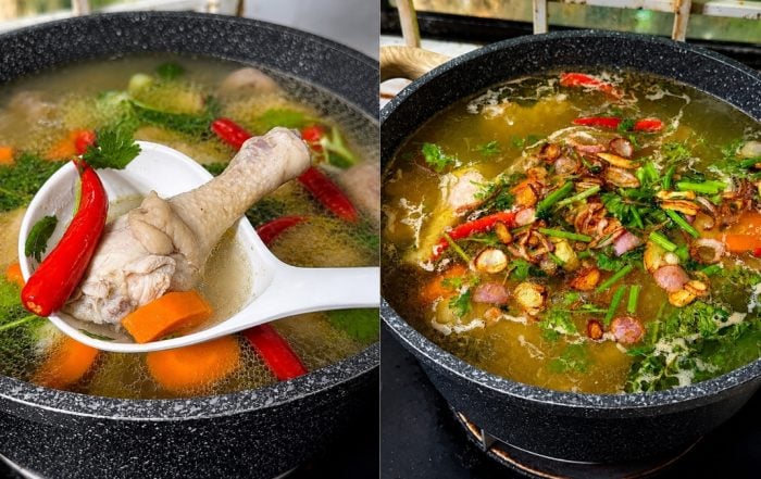 resepi sup ayam kampung