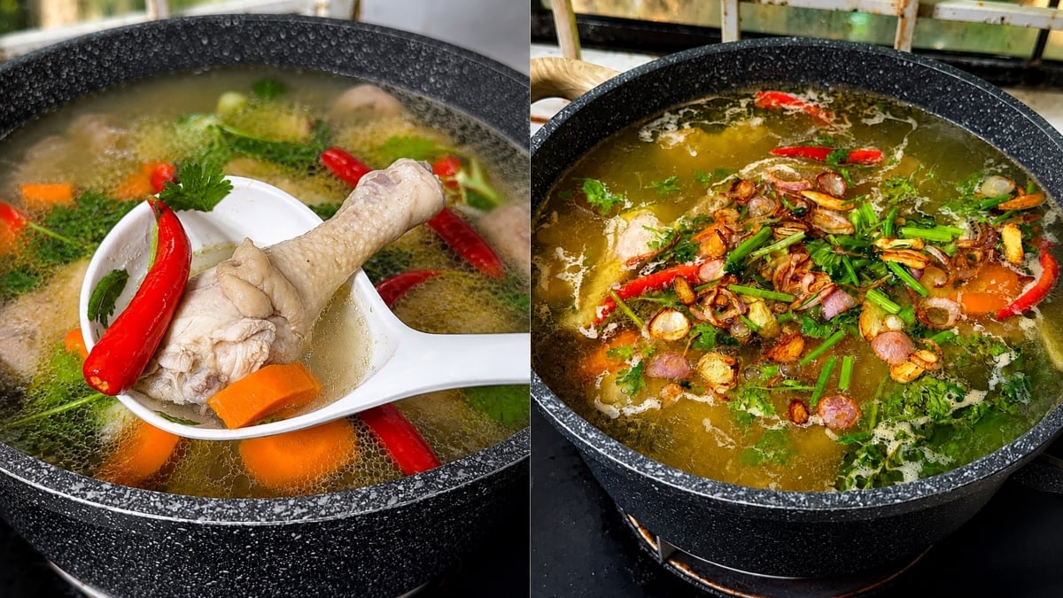 Resepi Sup Ayam Kampung, Bila Buat Tumis Darat Lagi Wangi, Satu Rumah Boleh Lapar!