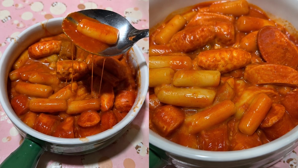 Resepi Tteokbokki Simple, Tak Perlu Beli Rice Cake Siap, Buat Sendiri Lagi Puas Makan