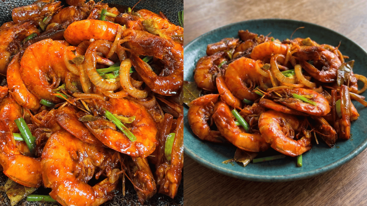Resipi Udang Kunyit Berempah, Sedap Sampai Orang Tertanya-Tanya Apa Bahan Rahsianya
