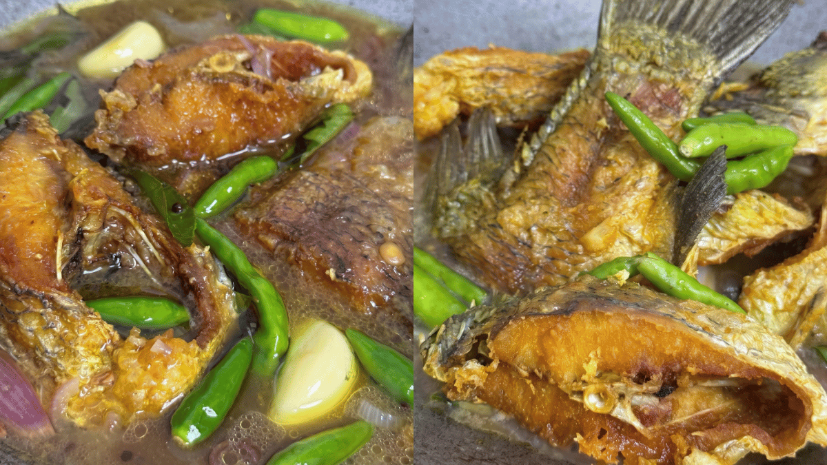 Resipi Siakap Masak Asam, Lauk Kampung Masam Pedas Yang Buat Selera Terus ‘On’!