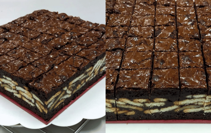 kek batik brownies