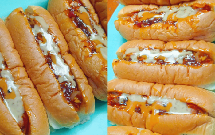 roti bun sosej