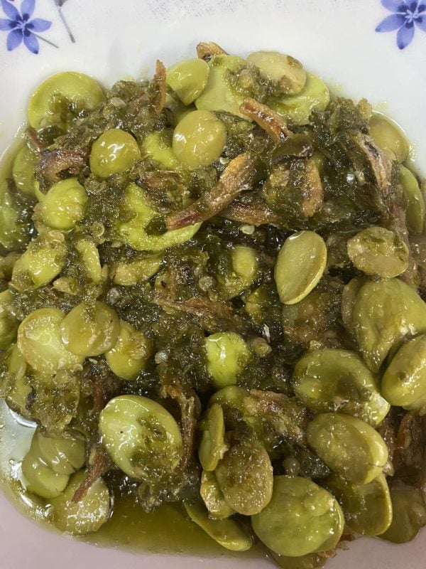 resipi sambal hijau petai