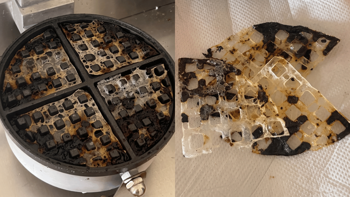 Cara Cuci Mesin Waffle Berkerak, Tuang Bancuhan ‘2 Bahan’ Ini Terus Tertanggal Semua Kotoran