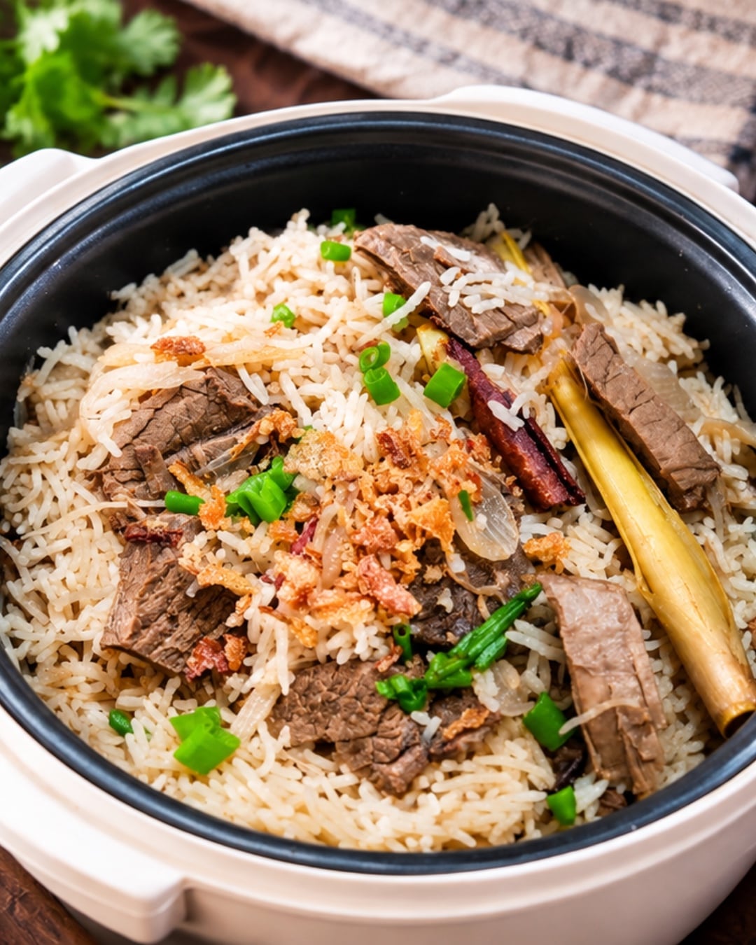 air asam nasi daging