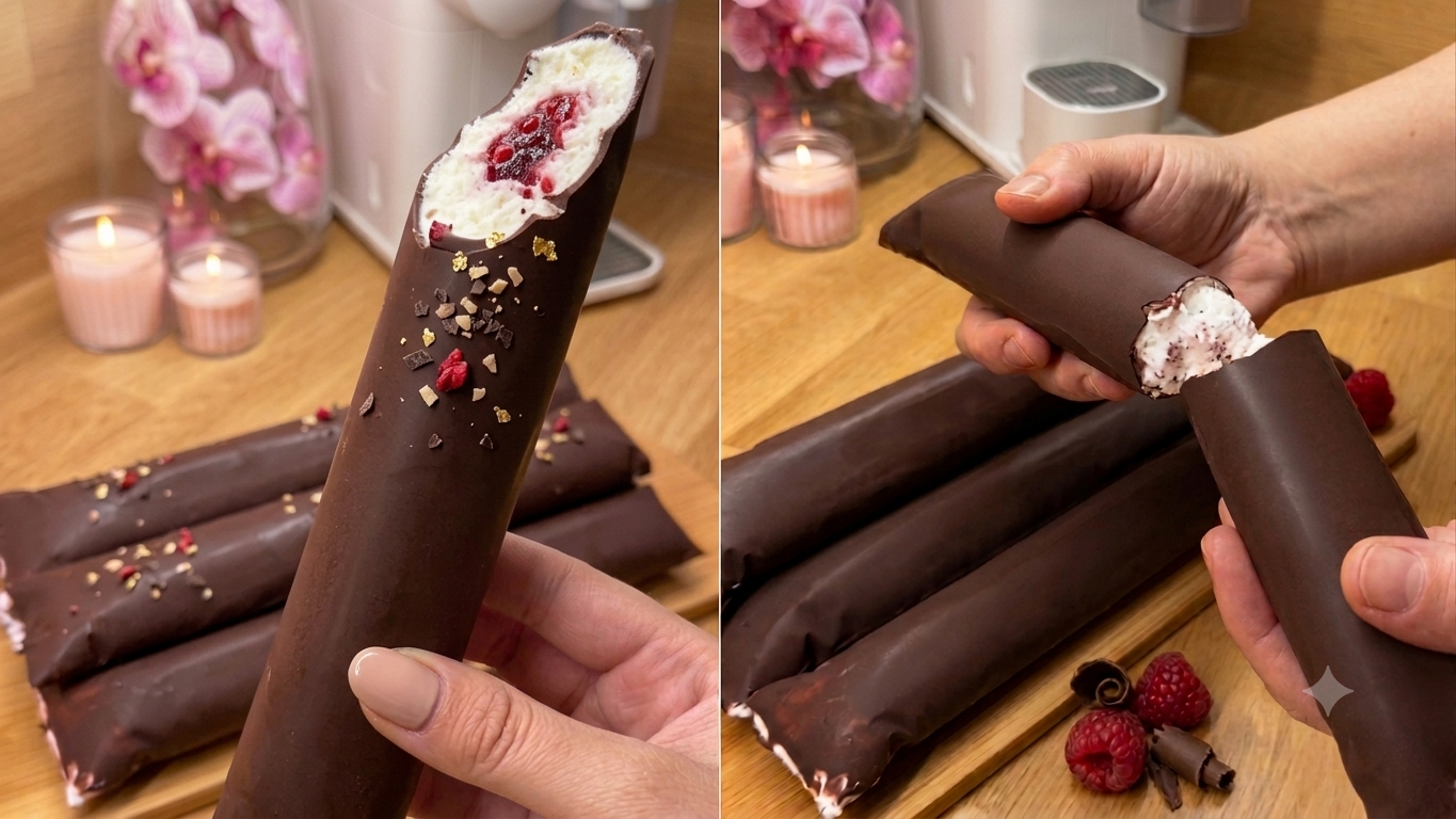 Tak Perlu Mesin! Aiskrim Coklat Krim Ini Mudah Dibuat, Tekstur Creamy & Cair Dalam Mulut