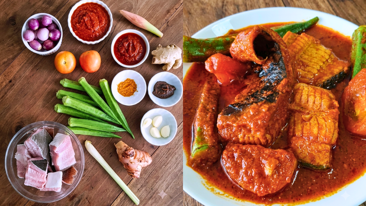 Resipi Asam Pedas Pari, Kuah Pekat Kaw & Ikan Lembut… Memang Padu Dengan Nasi Panas!