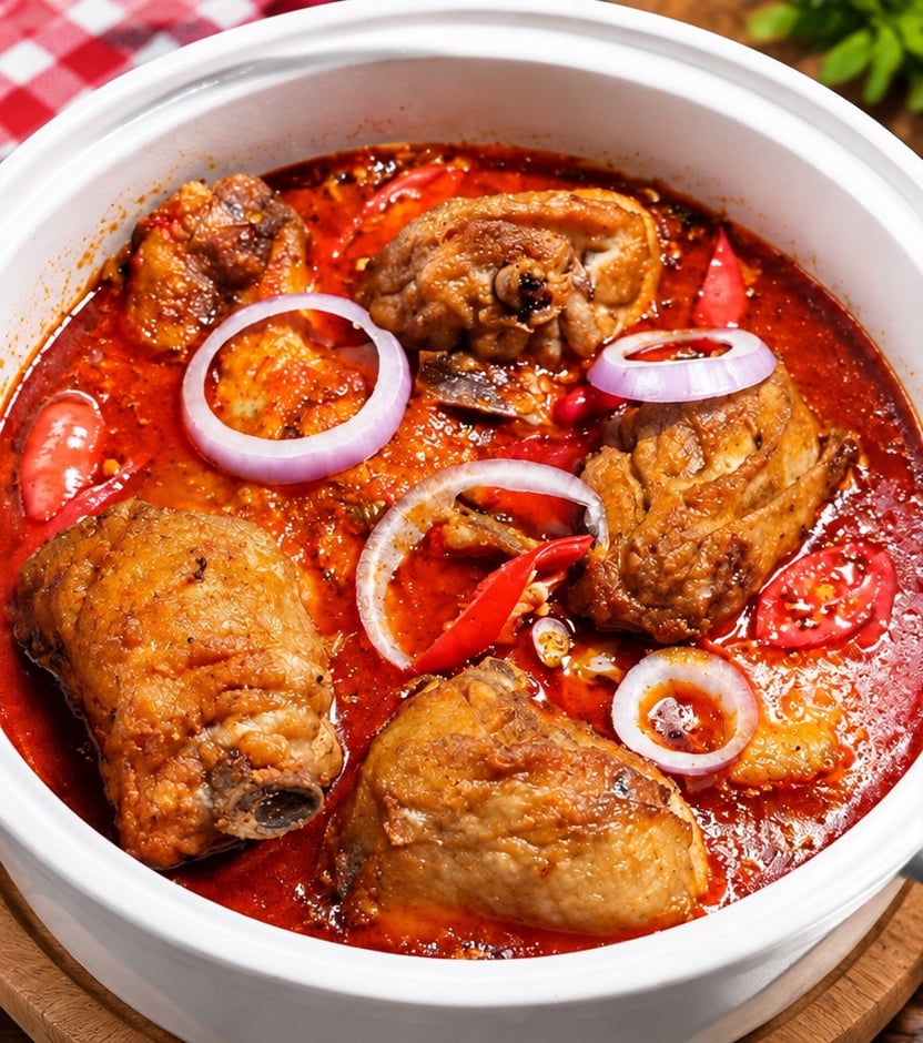 ayam merah nasi tomato