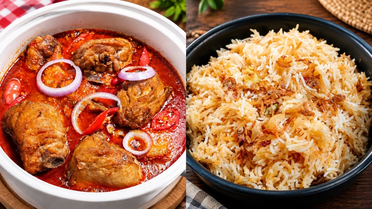 Ayam Merah Nasi Tomato Lengkap Dengan Dalca & Jelatah, Sedap Macam Hidangan Kenduri