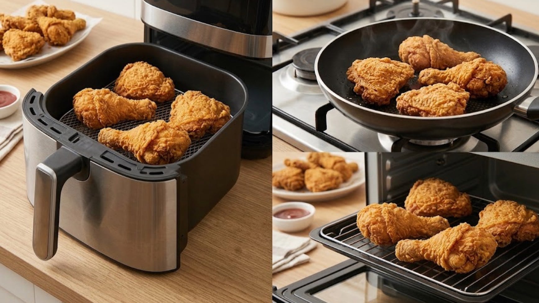 Ayam Goreng Semalam Jangan Terus Panaskan! Cuba 3 Cara Ini Bagi Kekal Rangup