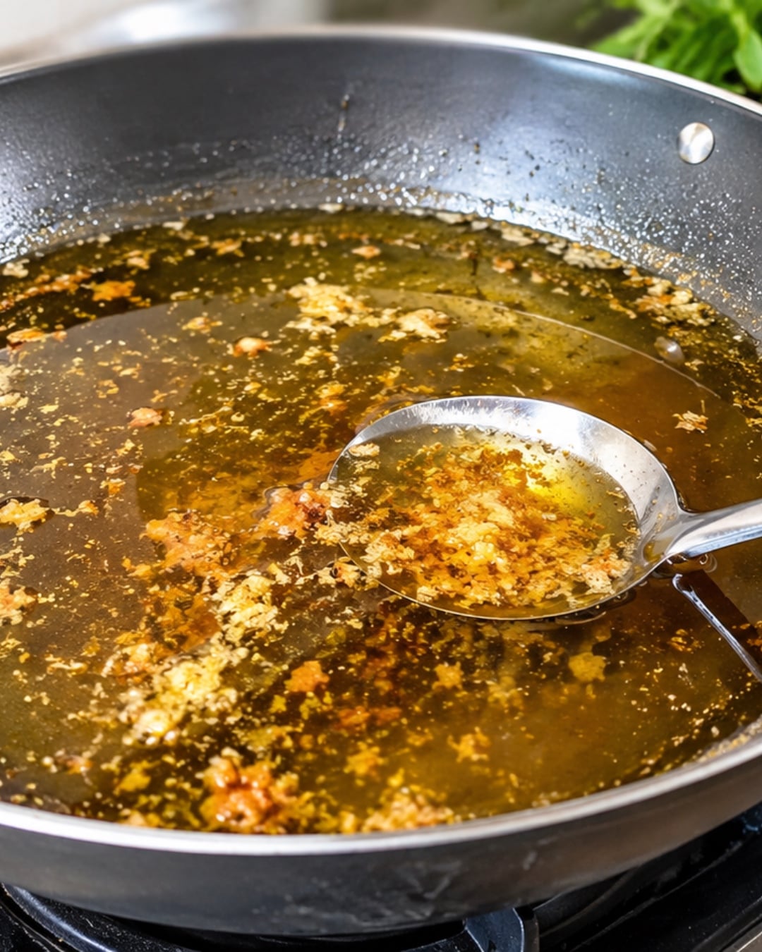 cara bersihkan minyak goreng