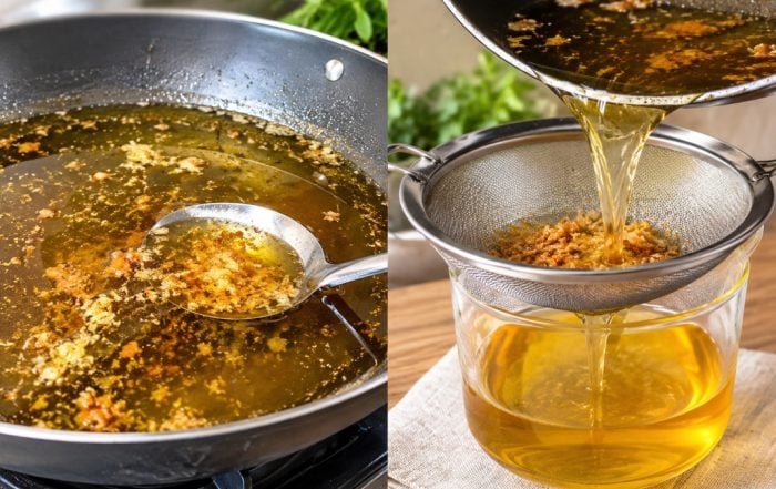 cara bersihkan minyak goreng