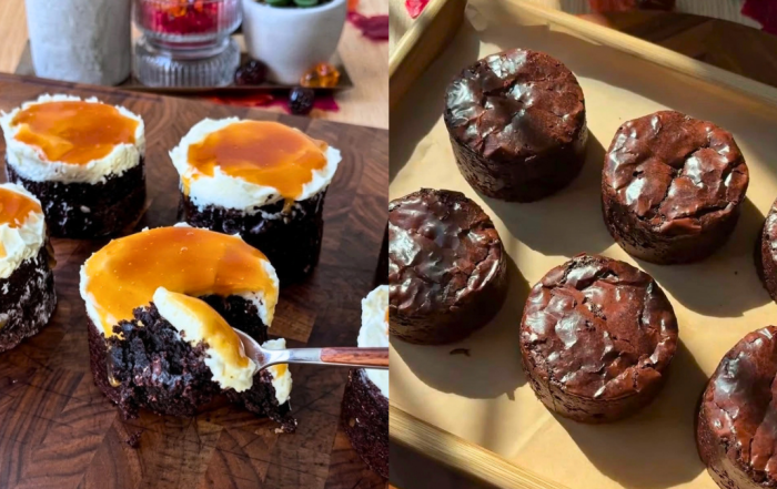 cara buat mini brownies
