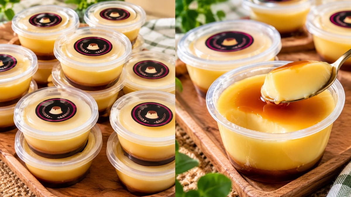 Cara Buat Puding Caramel Tanpa Telur, Buat Suka-Suka Tak Sangka Ramai Pula Yang Order!