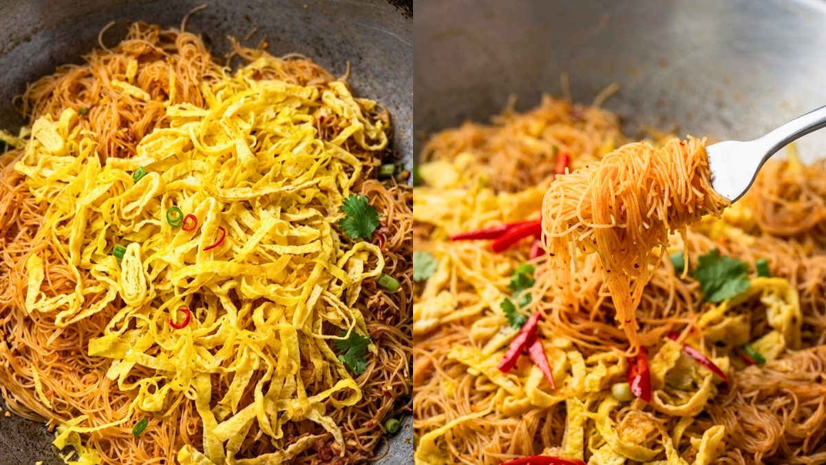 Cara Masak Bihun Goreng Pedas Rencah Ikan Bilis, Masak Sekuali Pun Belum Tentu Cukup!