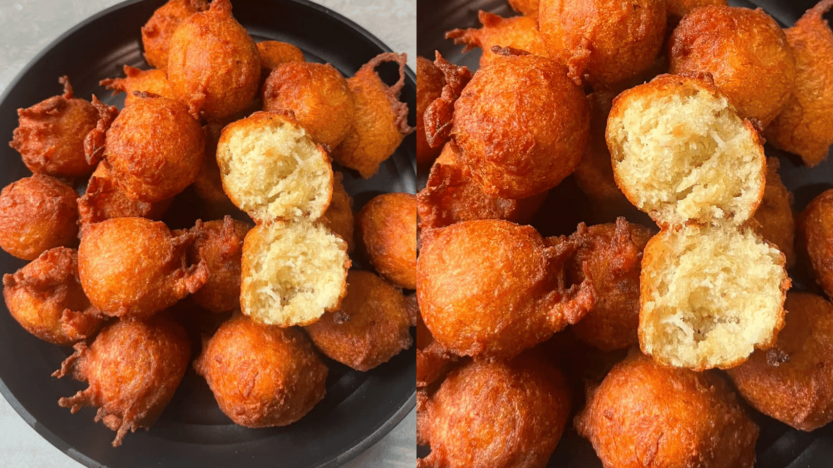 Cara Buat Cekodok Pisang Lain Dari Biasa, Tambah Kelapa Parut Rupanya Lagi Sedap!