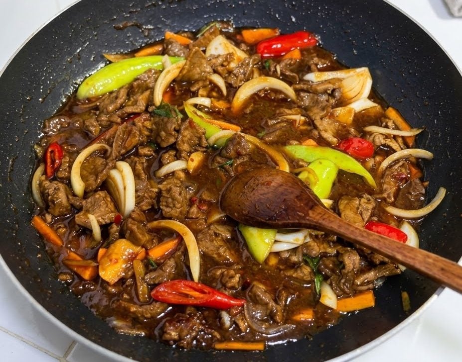 daging goreng halia belengas