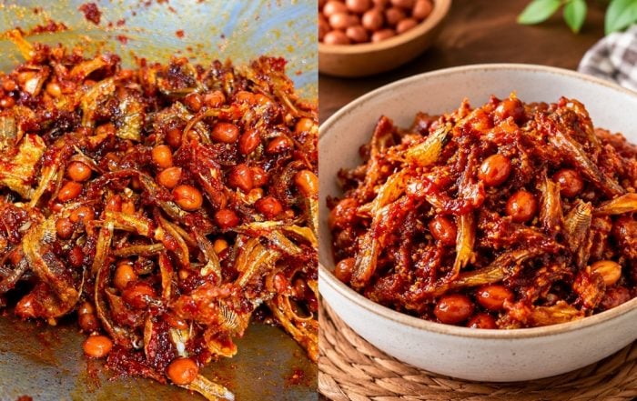 ikan bilis kacang goreng