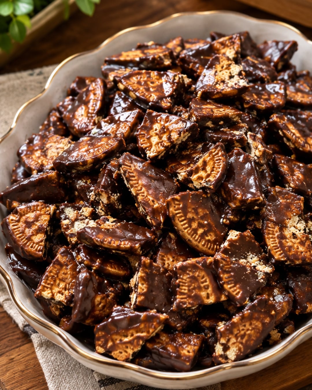 kek batik coklat