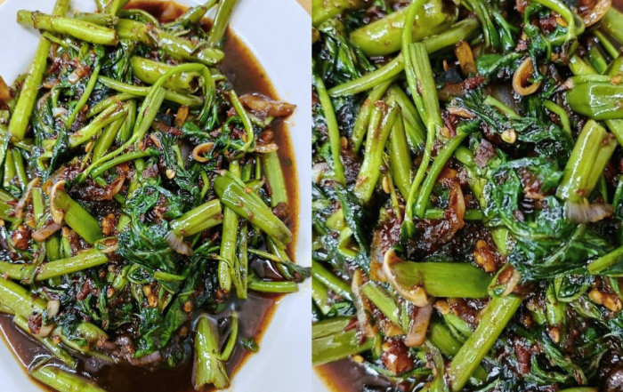 resepi kangkung belacan
